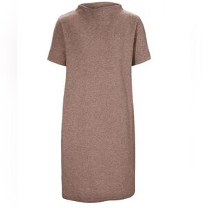 Arc'Teryx Women's LAINA Dress Size XS Brown Tan High Neck Short‎ Sleeve Casual